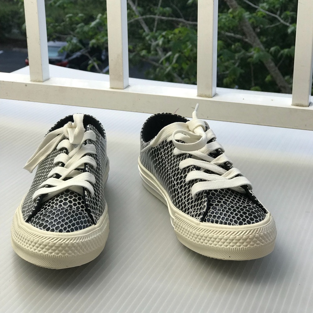 NWT Converse Gemma OX Black Mouse W AUTHENTIC - Picture 5 of 7